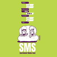 Visuel SMS sur t-shirt bio